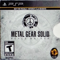 Metal Gear Solid: Peace Walker (Not For Resale) Box Art