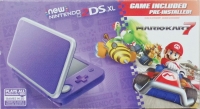 Nintendo 2DS XL - Mario Kart 7 (purple / silver) [NA] Box Art