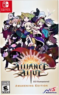 Alliance Alive HD Remastered, The - Awakening Edition Box Art