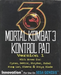 Innovation Mortal Kombat 3 Kontrol Pad Version 1 Box Art