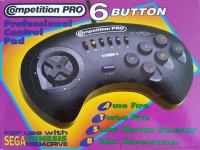 Competition Pro Professional Control Pad 6 Button Box Art