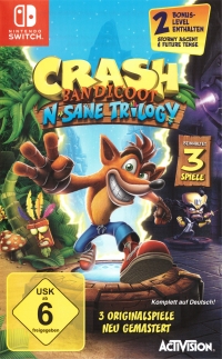 Crash Bandicoot N. Sane Trilogy [DE] Box Art