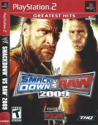 WWE SmackDown vs. Raw 2009 - Greatest Hits Box Art