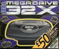 Sega Mega Drive 32X (£50 Off) Box Art