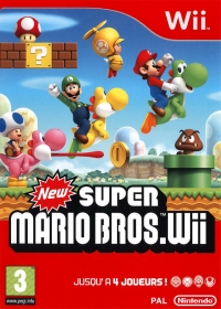New Super Mario Bros. Wii (RVL-SMNP-FRA) Box Art