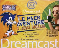 Sega Dreamcast - Sonic Adventure / Tomb Raider: La Revelation Finale Box Art