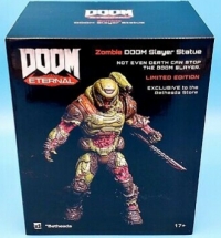Doom Eternal Zombie Doom Slayer Statue Box Art