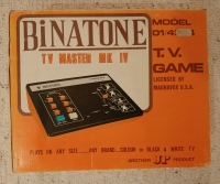 Binatone TV Master MK IV (Another JP Product / Magnavox U.S.A.) Box Art