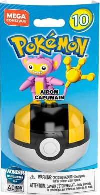 Mega Construx Pokémon Aipom/Capumain (Series 10) Box Art