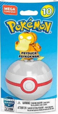 Mega Construx Pokémon Psyduck/Psykokwak (Series 10) Box Art