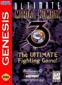 Ultimate Mortal Kombat 3 Box Art