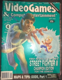 Video Games & Computer Entertainment June 1993 Box Art