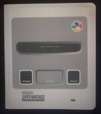 Paladone Super Nintendo notepad Box Art