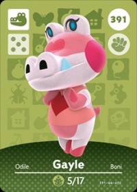 Animal Crossing - #391 Gayle [NA] Box Art