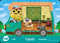Animal Crossing - Welcome amiibo #08 Tybalt [NA] Box Art