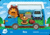 Animal Crossing - Welcome amiibo #15 Rex [NA] Box Art