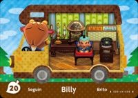 Animal Crossing - Welcome amiibo #20 Billy [NA] Box Art