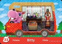 Animal Crossing - Welcome amiibo #22 Bitty [NA] Box Art