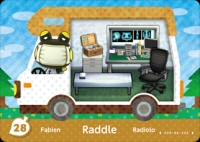 Animal Crossing - Welcome amiibo #28 Raddle [NA] Box Art
