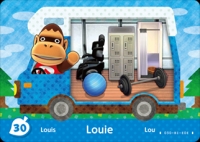 Animal Crossing - Welcome amiibo #30 Louie [NA] Box Art
