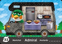 Animal Crossing - Welcome amiibo #32 Admiral [NA] Box Art