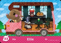 Animal Crossing - Welcome amiibo #33 Ellie [NA] Box Art