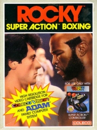 Rocky Super Action Boxing Box Art