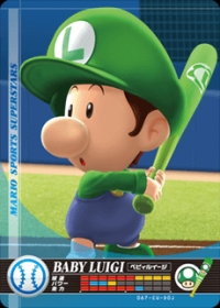 Mario Sports Superstars - Baby Luigi (Baseball) [NA] Box Art