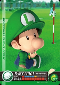 Mario Sports Superstars - Baby Luigi (Golf) [NA] Box Art