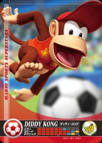 Mario Sports Superstars - Diddy Kong (Soccer) [NA] Box Art