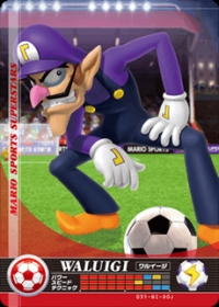 Mario Sports Superstars - Waluigi (Soccer) [NA] Box Art