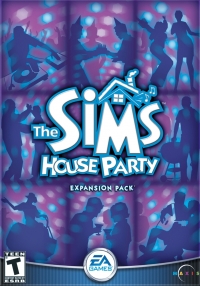Sims, The: House Party (purple cover) Box Art