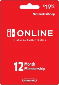 Nintendo Switch Online - 12 Month Membership [NA] Box Art
