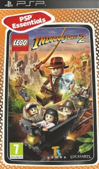 Lego Indiana Jones 2: The Adventure Continues - PSP Essentials Box Art