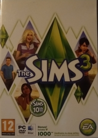 Sims 3, The (Includes 1000) Box Art