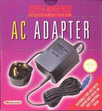 Super Nintendo Entertainment System Official AC Adapter [UK] Box Art