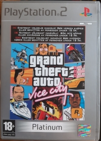 Grand Theft Auto: Vice City - Platinum [DK][SE][NO] Box Art