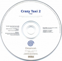 Crazy Taxi 2 (Sample Only) Box Art