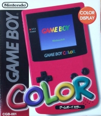 Nintendo Game Boy Color (Red) Box Art