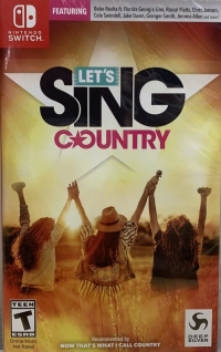 Let's Sing Country Box Art