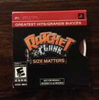 Ratchet & Clank: Size Matters - Greatest Hits (System Pack-In Variation) Box Art