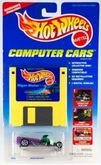 Hot Wheels Computer Cars: Rigor-Motor Box Art