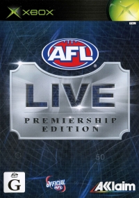 AFL Live - Premiership Edition Box Art