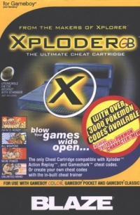 Blaze Xploder GB Box Art