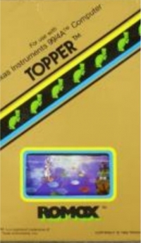 Topper (text label) Box Art