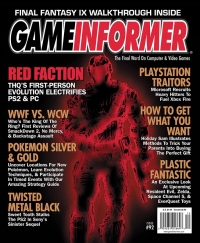 Game Informer Issue #92 Box Art