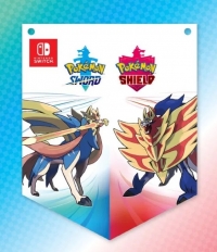 Pokémon Sword & Pokémon Shield Double Sided Wall Banner Box Art