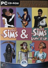 Sims, The & The Sims Livin' It Up, The: Anniversary Edition Box Art