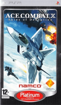 Ace Combat X: Skies of Deception - Platinum Box Art