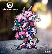 Overwatch D.Va + Meka FigPin XL X5 Box Art
